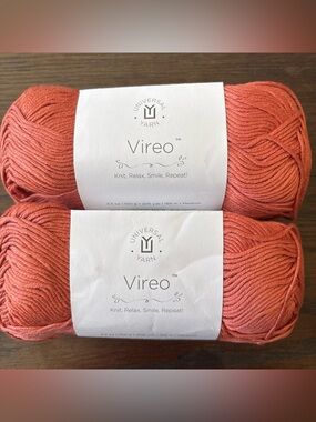 Universal Vireo Soft Marmalade Orange  Yarn - 2 Skeins